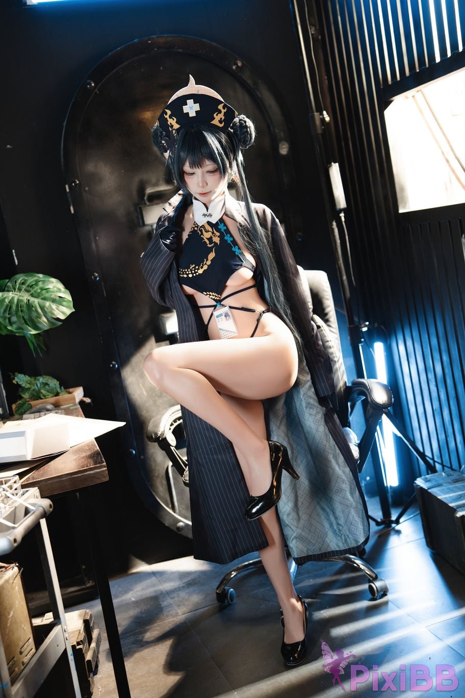 Cosplayer san wu ren xing Blue Archive Kisaki PixiBB.COM 015