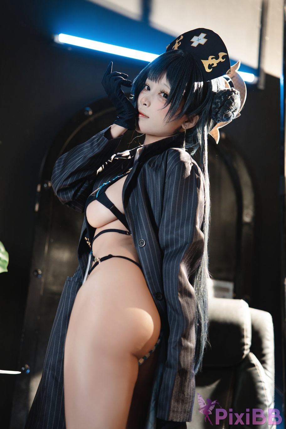 Cosplayer san wu ren xing Blue Archive Kisaki PixiBB.COM 017