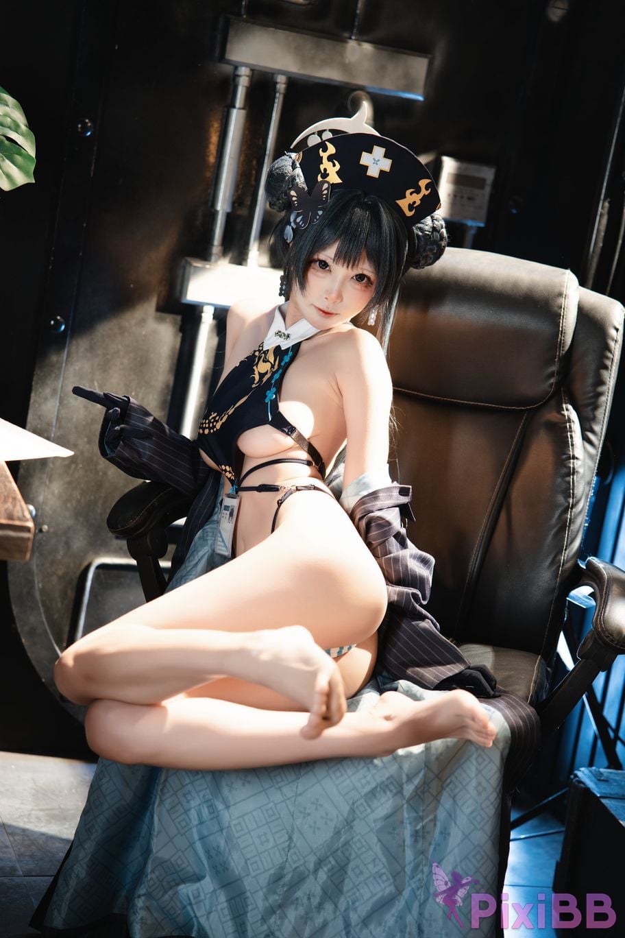 Cosplayer san wu ren xing Blue Archive Kisaki PixiBB.COM 025