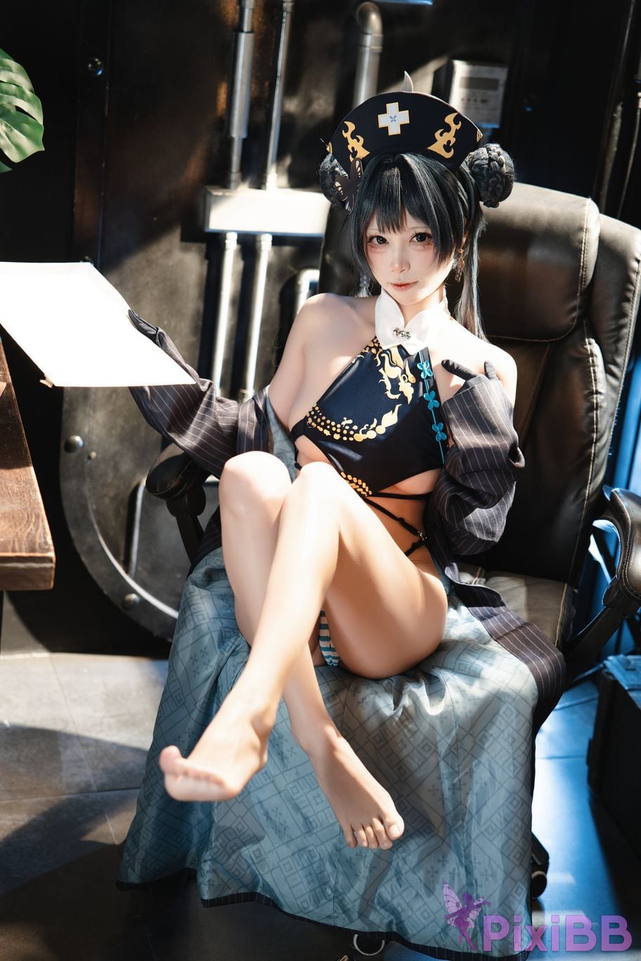 Cosplayer san wu ren xing Blue Archive Kisaki PixiBB.COM 028