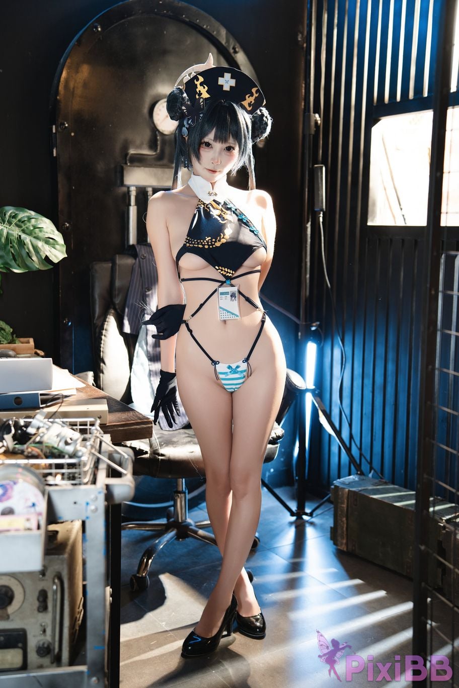 Cosplayer san wu ren xing Blue Archive Kisaki PixiBB.COM 034