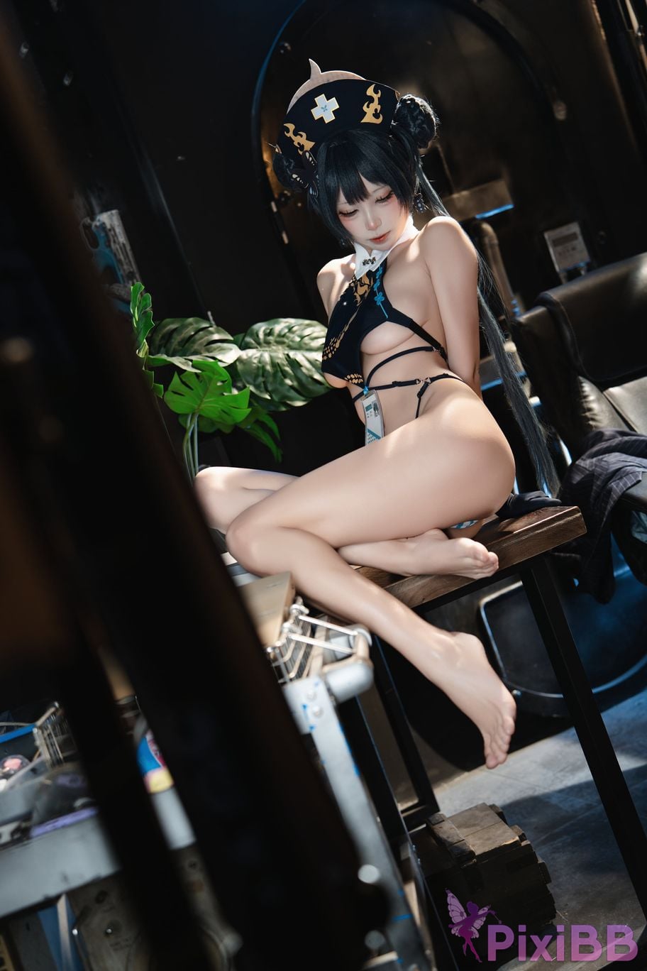 Cosplayer san wu ren xing Blue Archive Kisaki PixiBB.COM 047