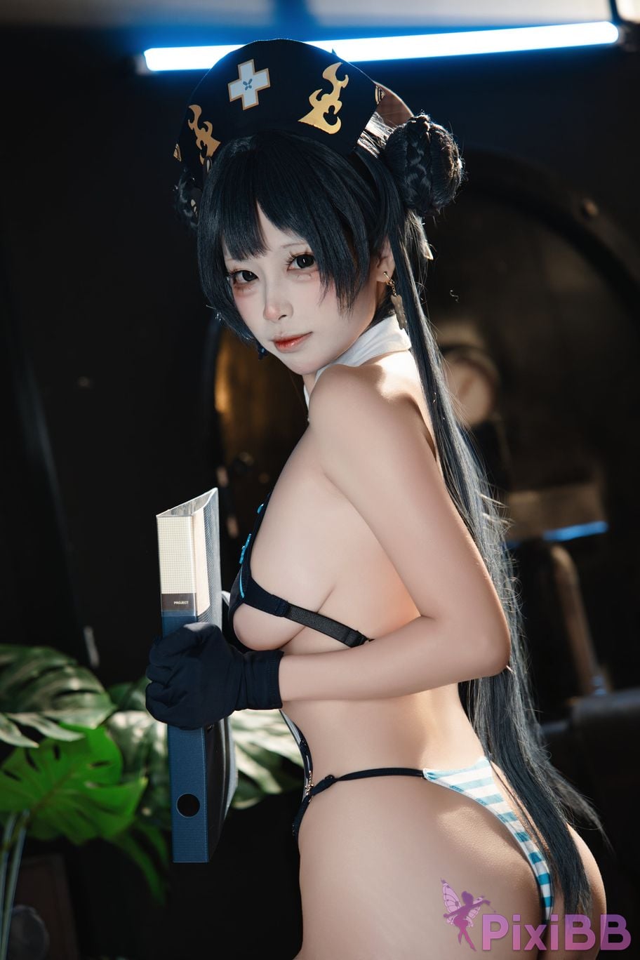 Cosplayer san wu ren xing Blue Archive Kisaki PixiBB.COM 049