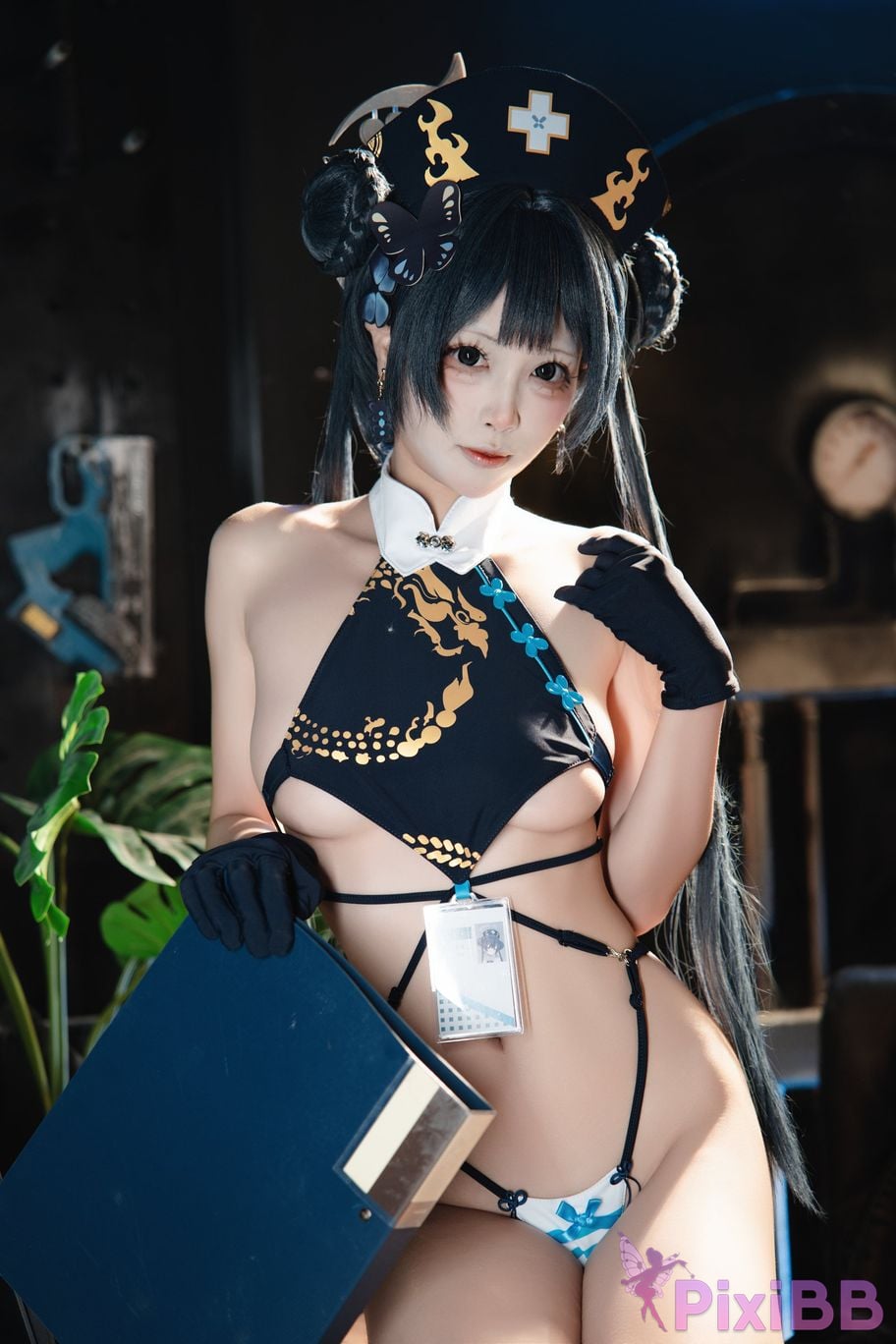 Cosplayer san wu ren xing Blue Archive Kisaki PixiBB.COM 050