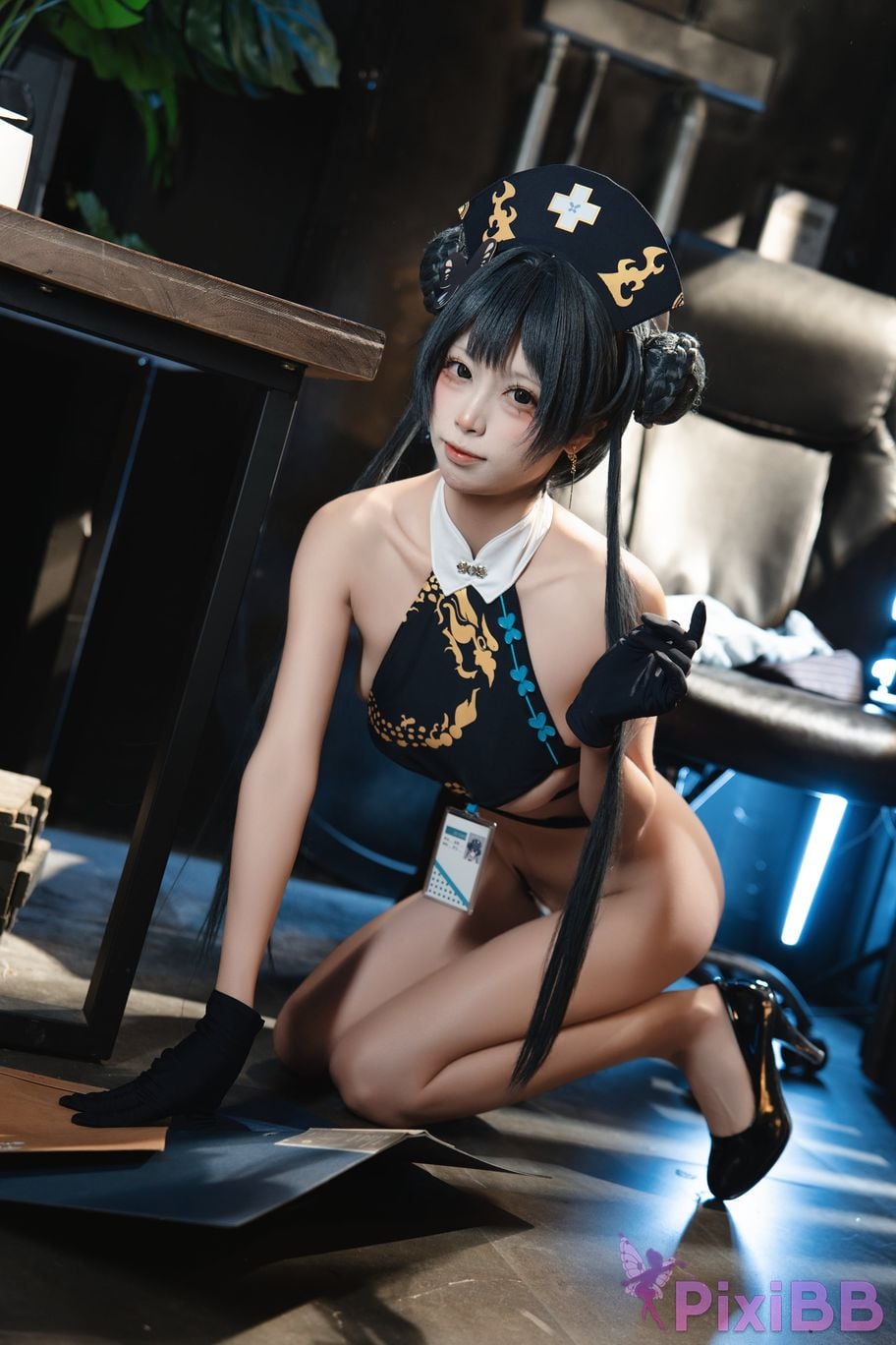 Cosplayer san wu ren xing Blue Archive Kisaki PixiBB.COM 059