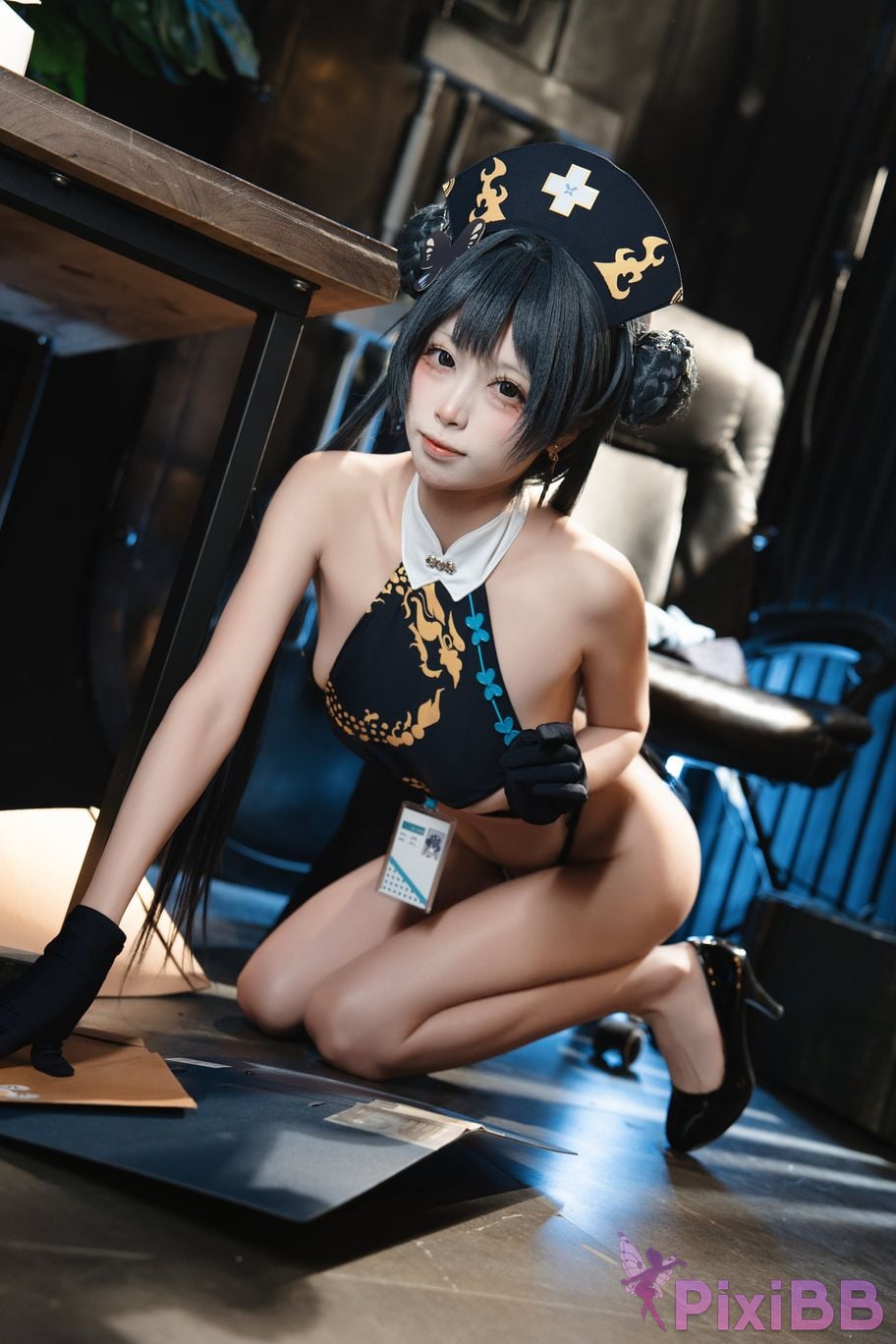 Cosplayer san wu ren xing Blue Archive Kisaki PixiBB.COM 060