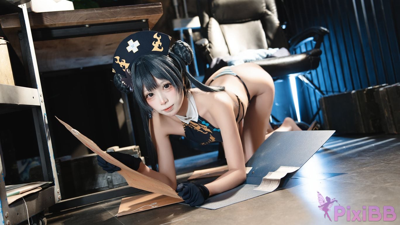 Cosplayer san wu ren xing Blue Archive Kisaki PixiBB.COM 062