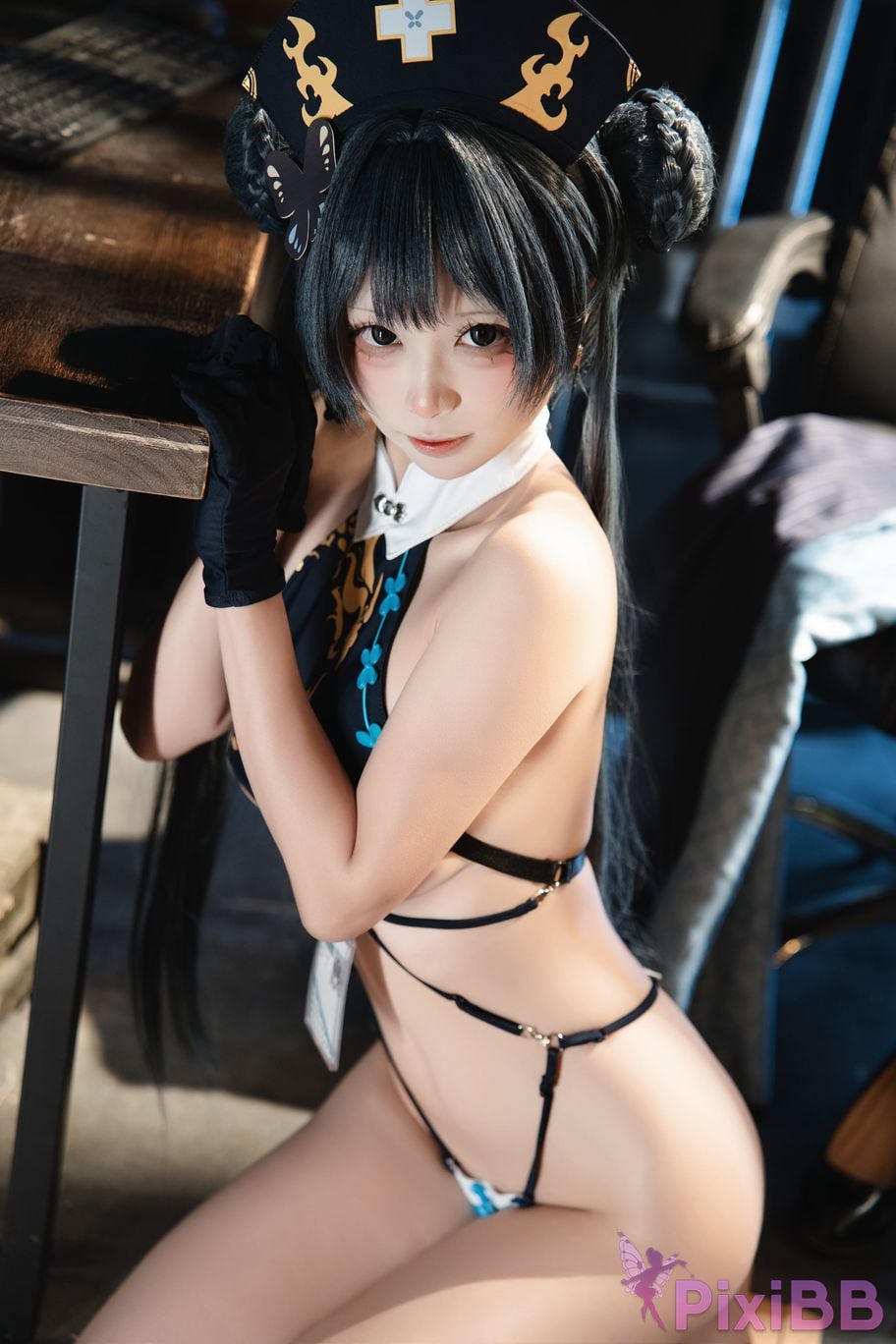 Cosplayer san wu ren xing Blue Archive Kisaki PixiBB.COM 066