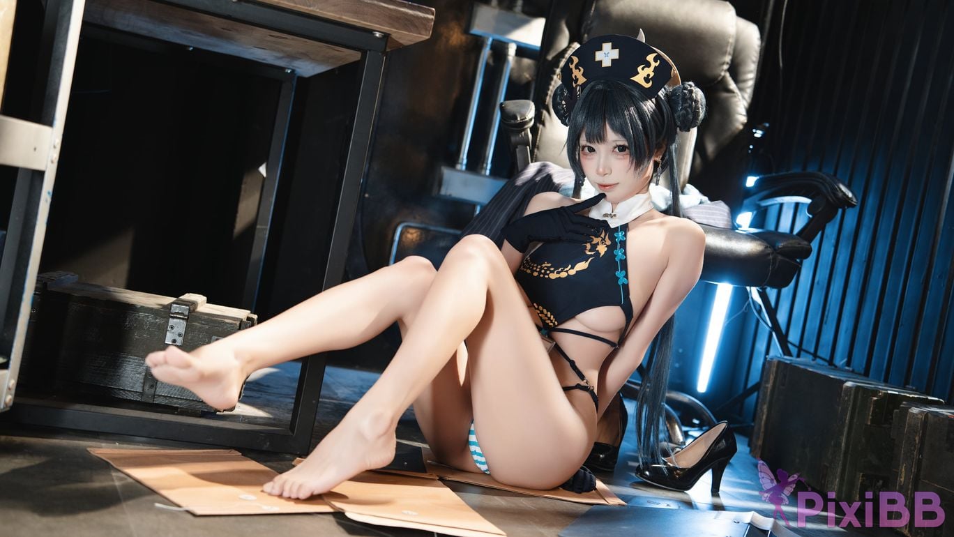 Cosplayer san wu ren xing Blue Archive Kisaki PixiBB.COM 069