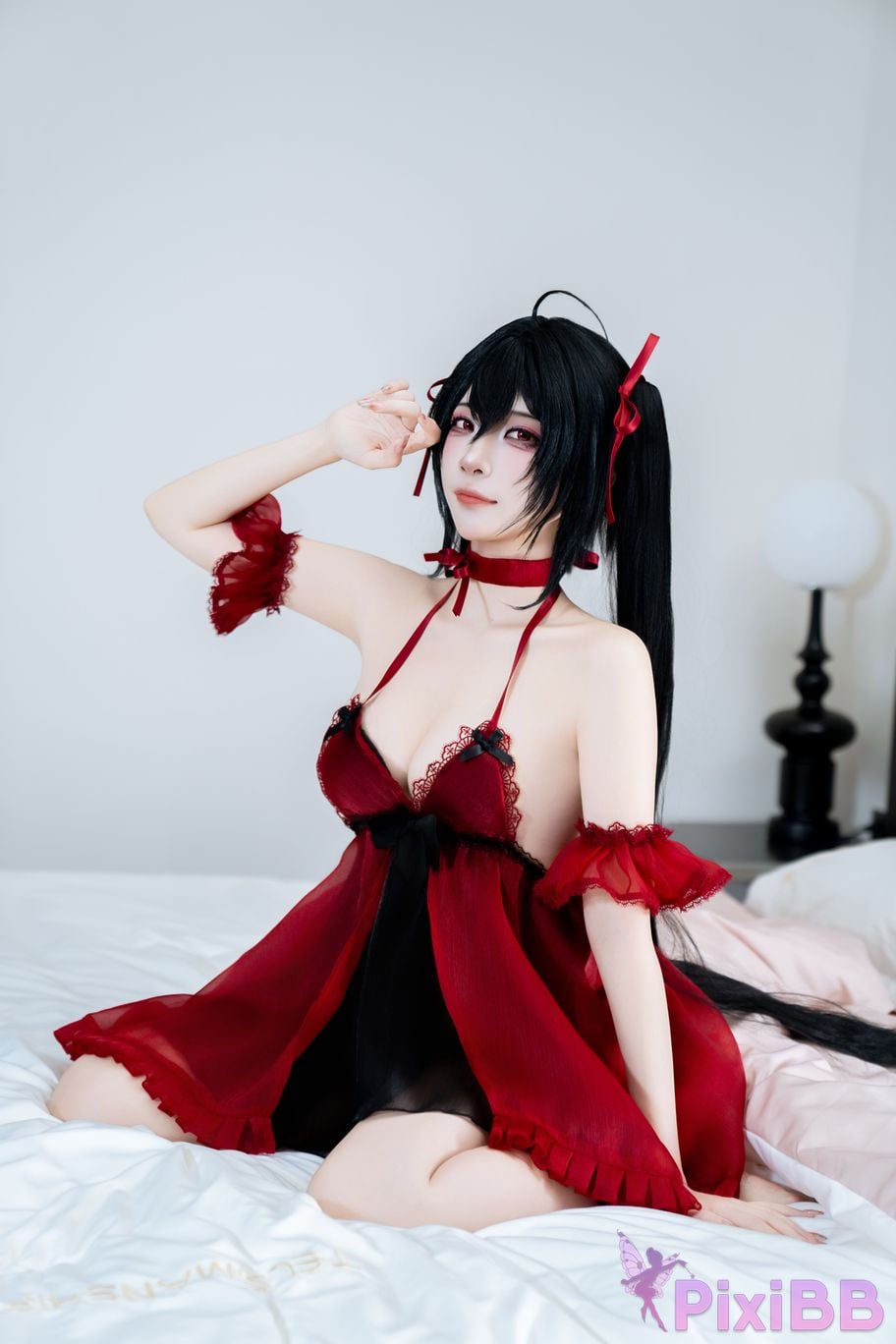 Cosplayer Second Assistant Nisa azur lane Dafeng pajamas PixiBB.COM 004