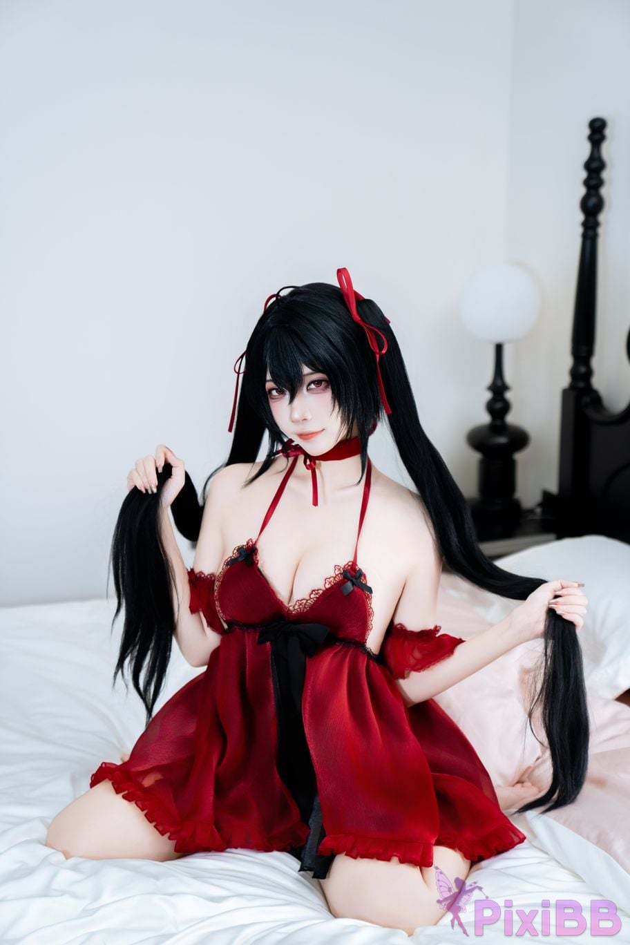 Cosplayer Second Assistant Nisa azur lane Dafeng pajamas PixiBB.COM 016