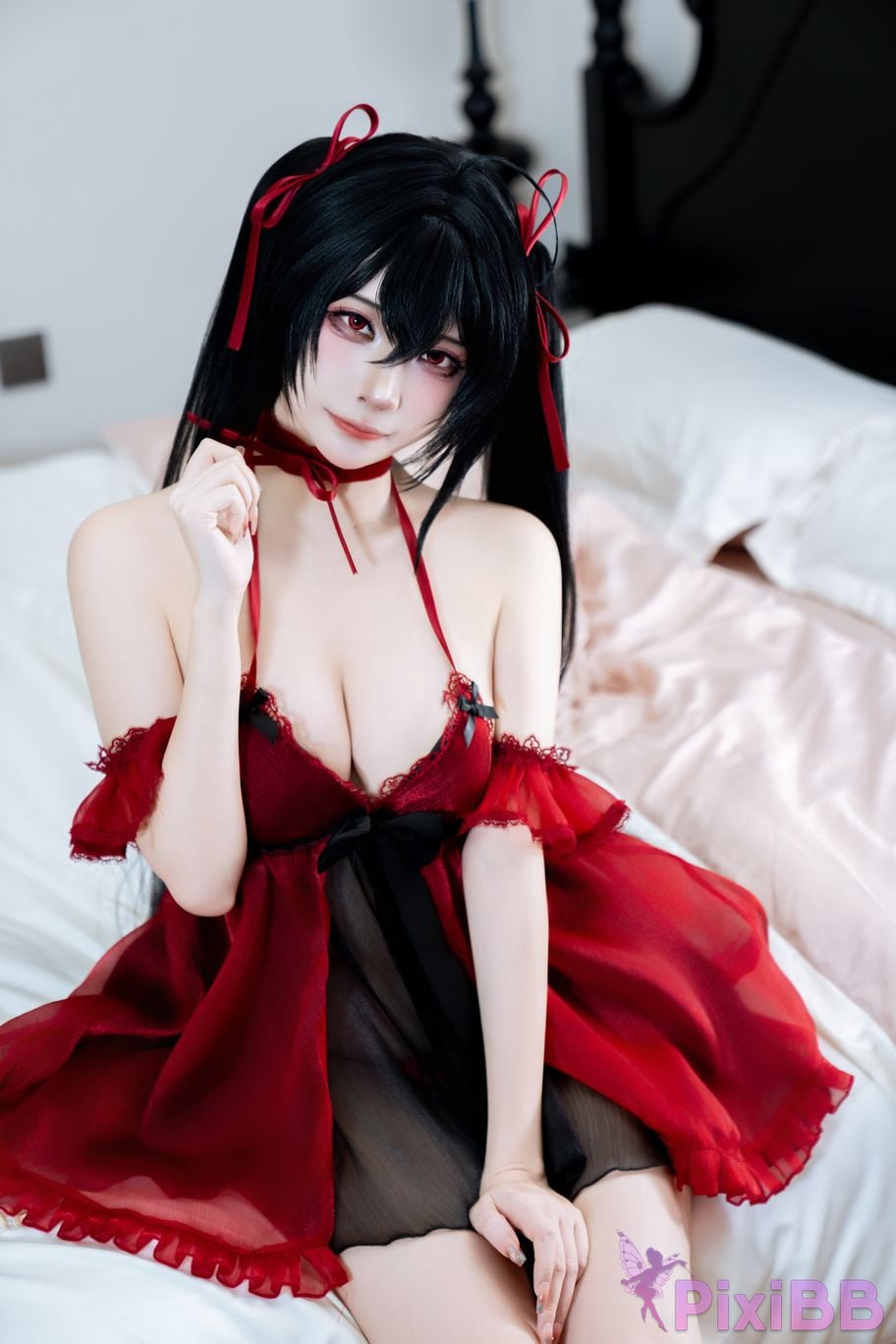 Cosplayer Second Assistant Nisa azur lane Dafeng pajamas PixiBB.COM 020