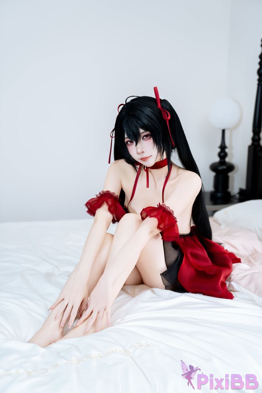 Cosplayer Second Assistant Nisa azur lane Dafeng pajamas PixiBB.COM 027
