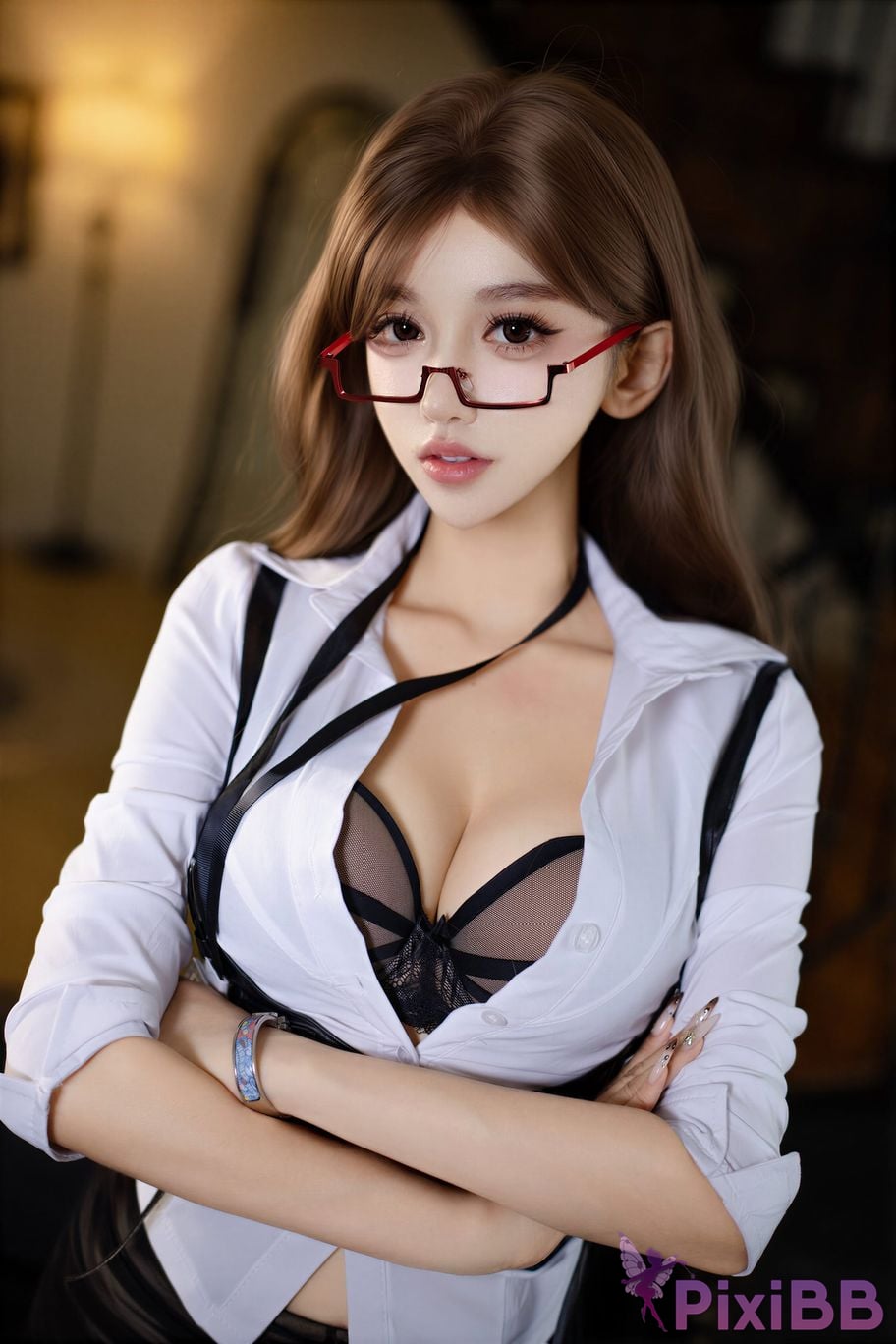Cosplayer Expired rice noodles OL Wallpaper female secretary PixiBB.COM 008