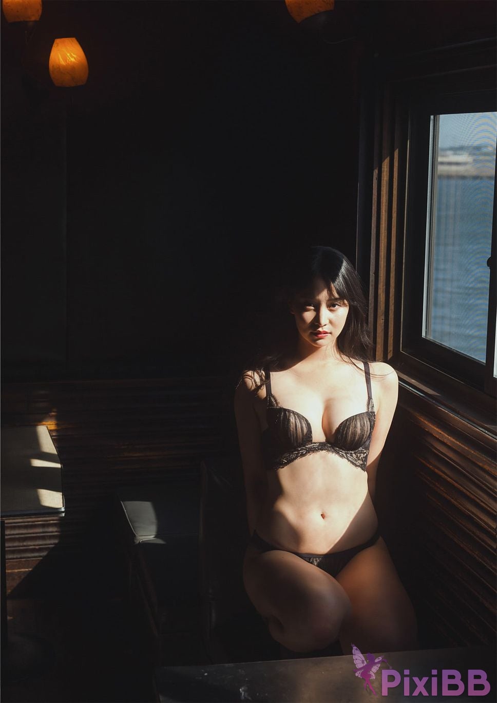 Japanese Idol Nagao Mariya twilight harbor light GIRLS graph. digital photo book PixiBB.COM 030