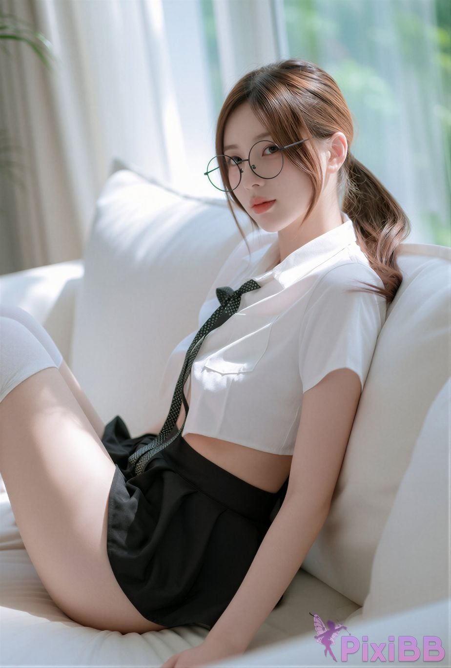 AI Enhanced Jooyoung Kim x Yoppi Shy Girl PixiBB.COM 064