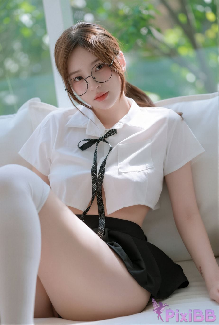AI Enhanced Jooyoung Kim x Yoppi Shy Girl PixiBB.COM 097