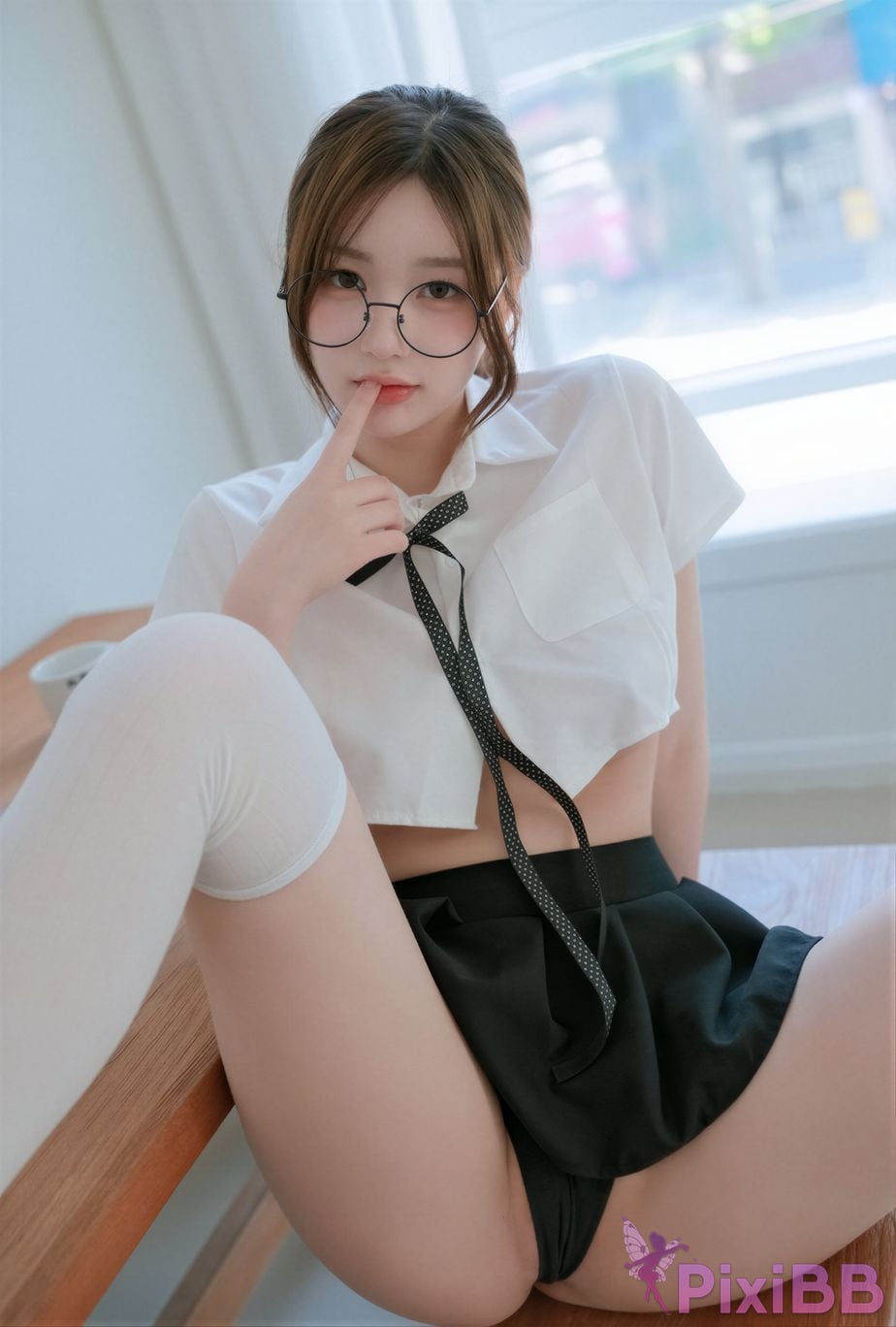 AI Enhanced Jooyoung Kim x Yoppi Shy Girl PixiBB.COM 102