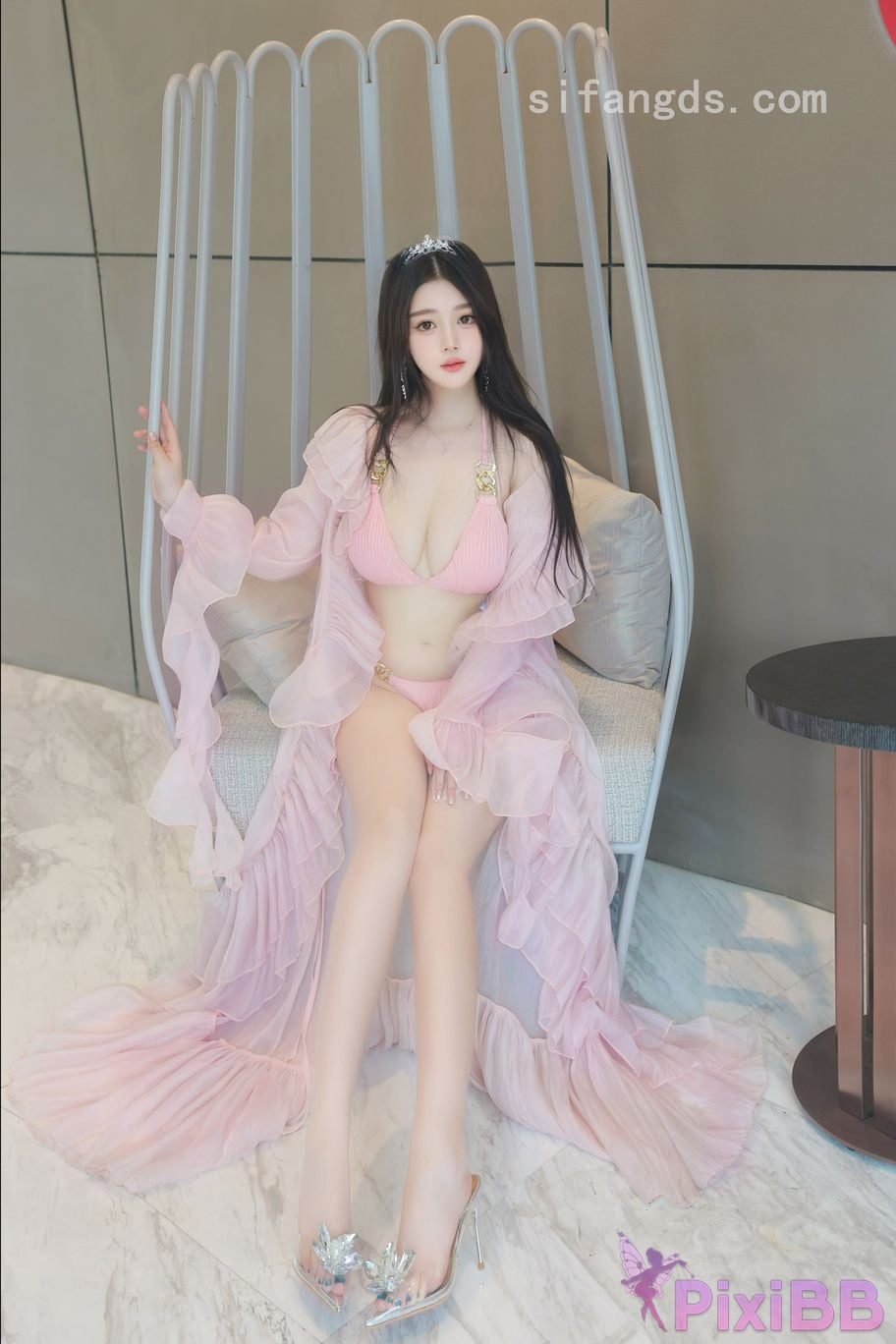 XR Uncensored Dandanbao R18 XIUREN Model The temptation of pink swimsuit PixiBB.COM 013.JPG