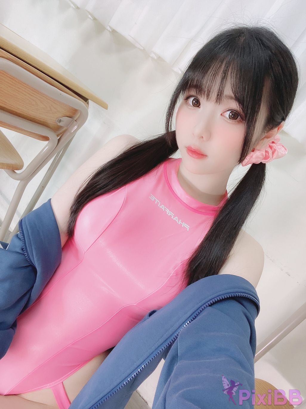 Shimo Pink Swimsuit PixiBB.COM 2