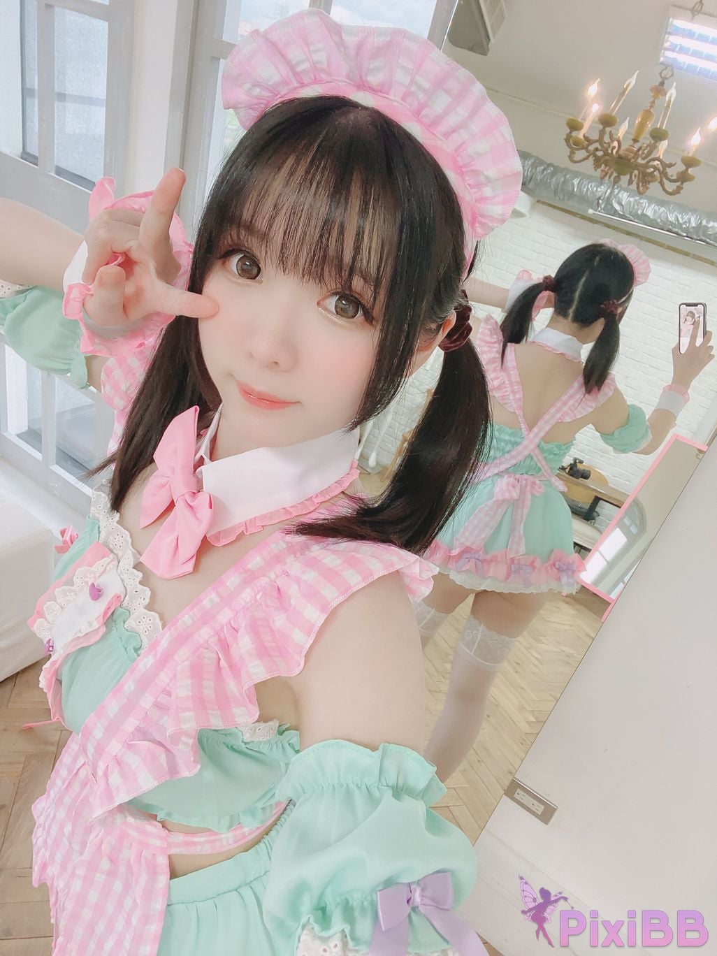 Shimo Pink Maid PixiBB.COM 10