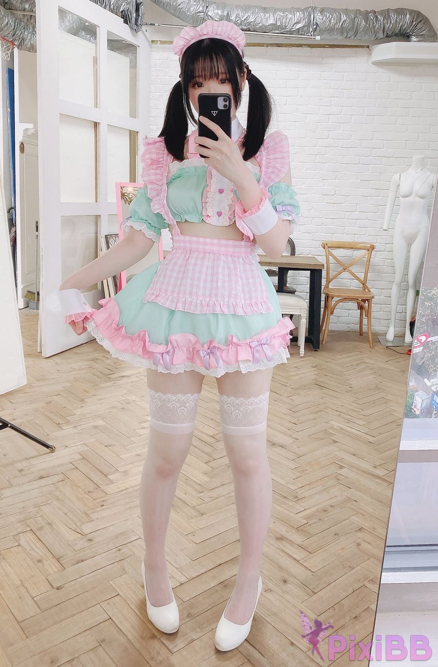 Shimo Pink Maid PixiBB.COM 13