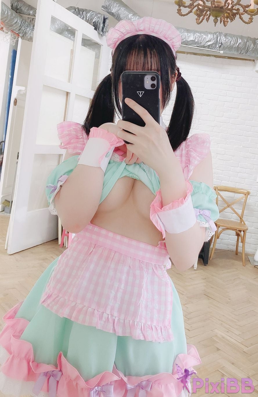 Shimo Pink Maid PixiBB.COM 15