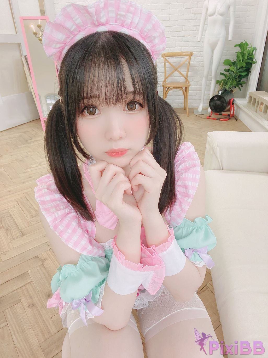 Shimo Pink Maid PixiBB.COM 17