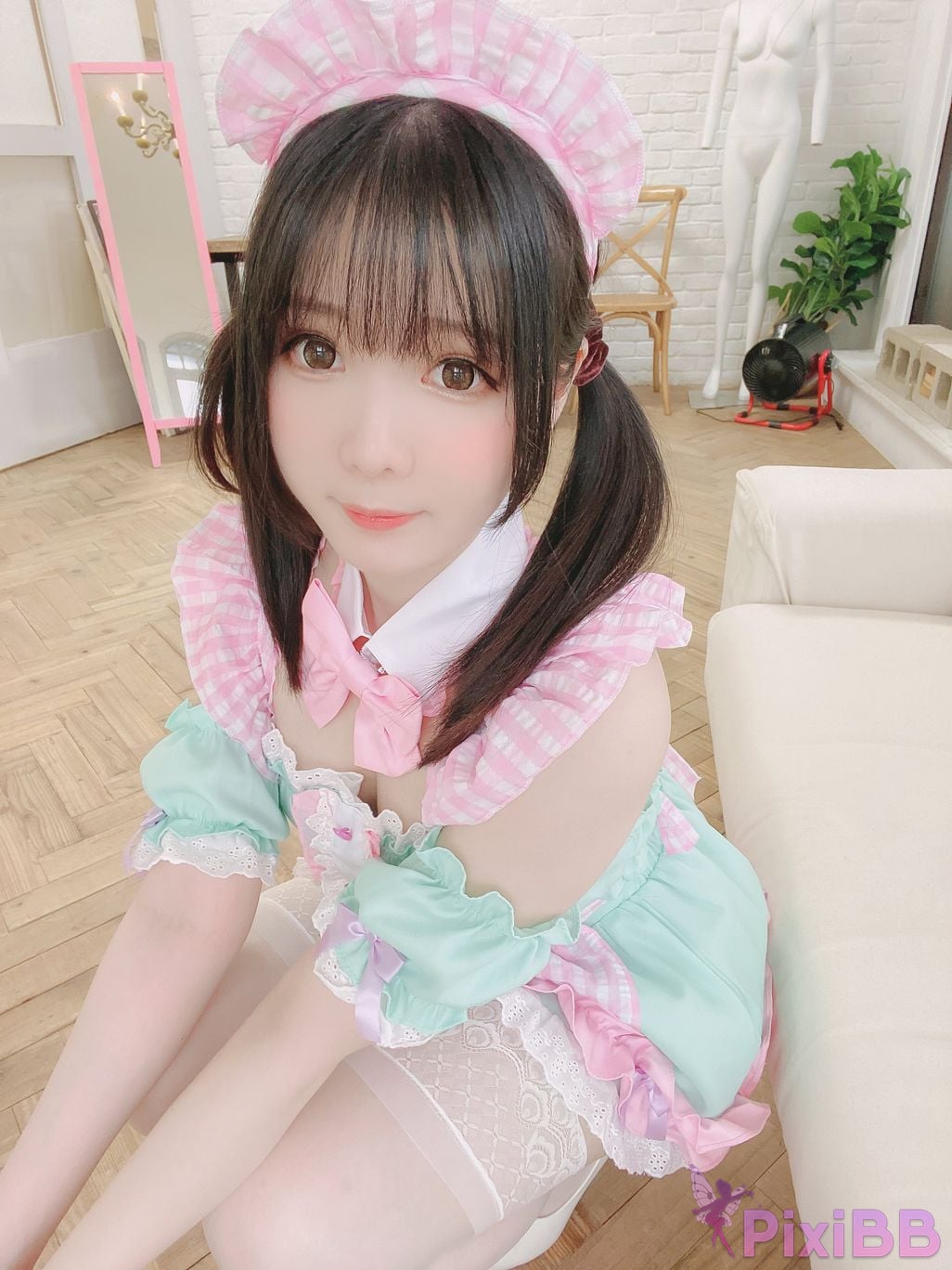 Shimo Pink Maid PixiBB.COM 19
