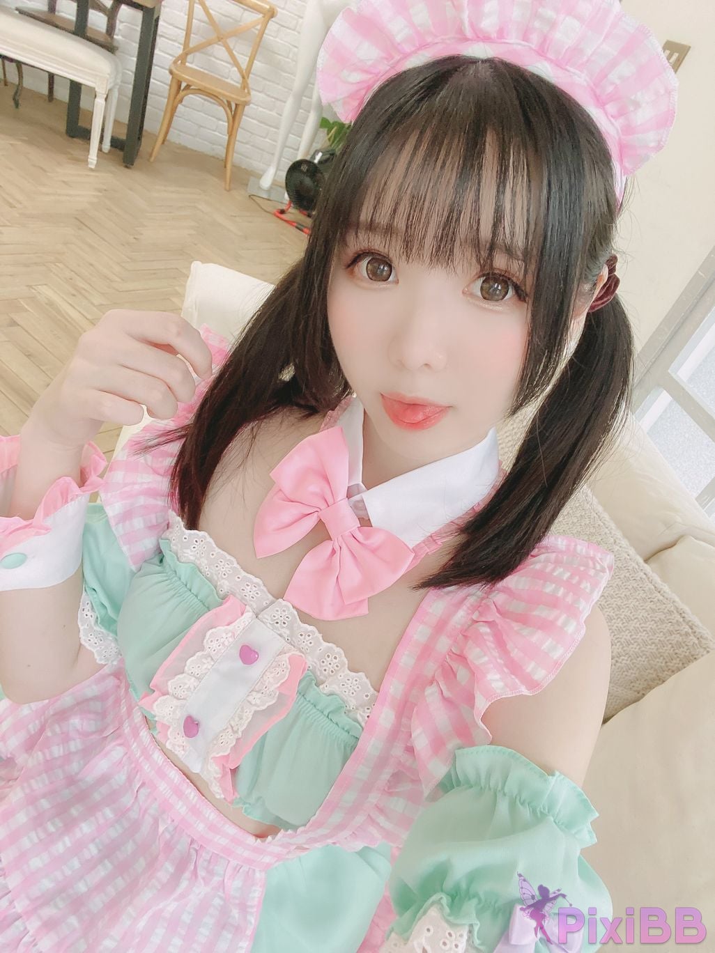 Shimo Pink Maid PixiBB.COM 23