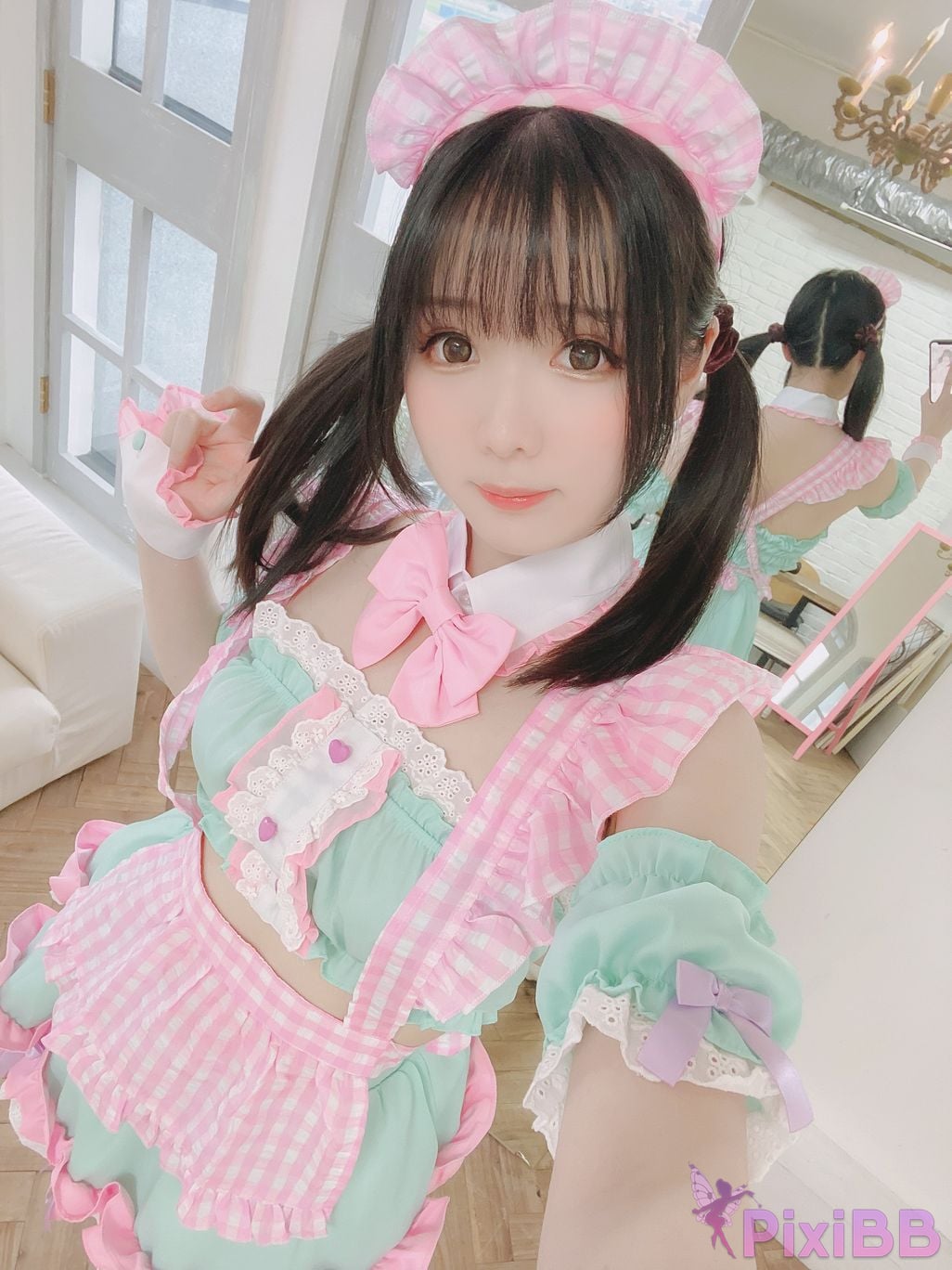 Shimo Pink Maid PixiBB.COM 9