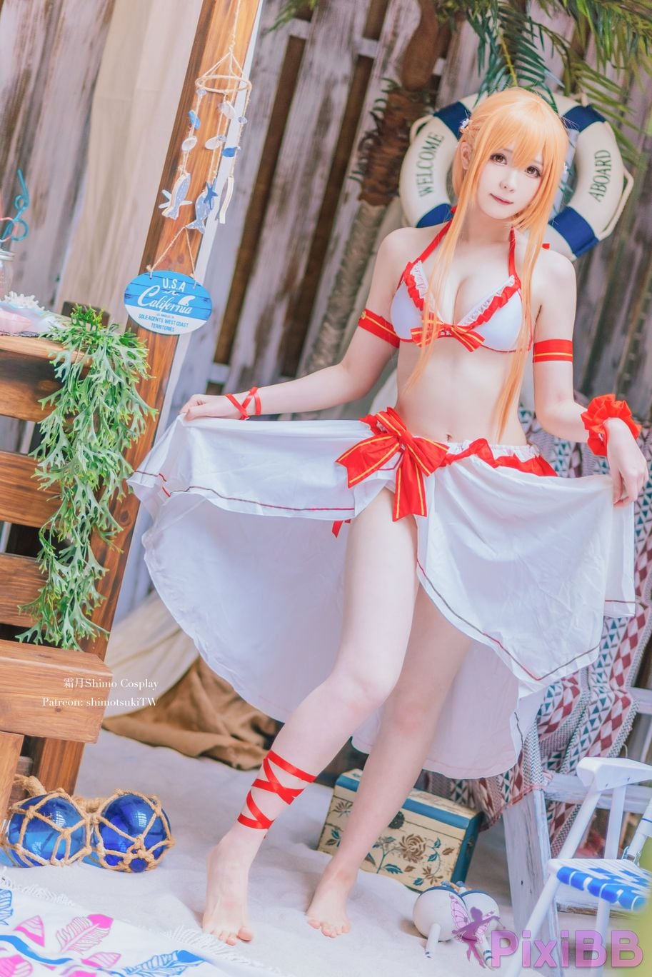 Shimo Asuna Swimsuit PixiBB.COM 11