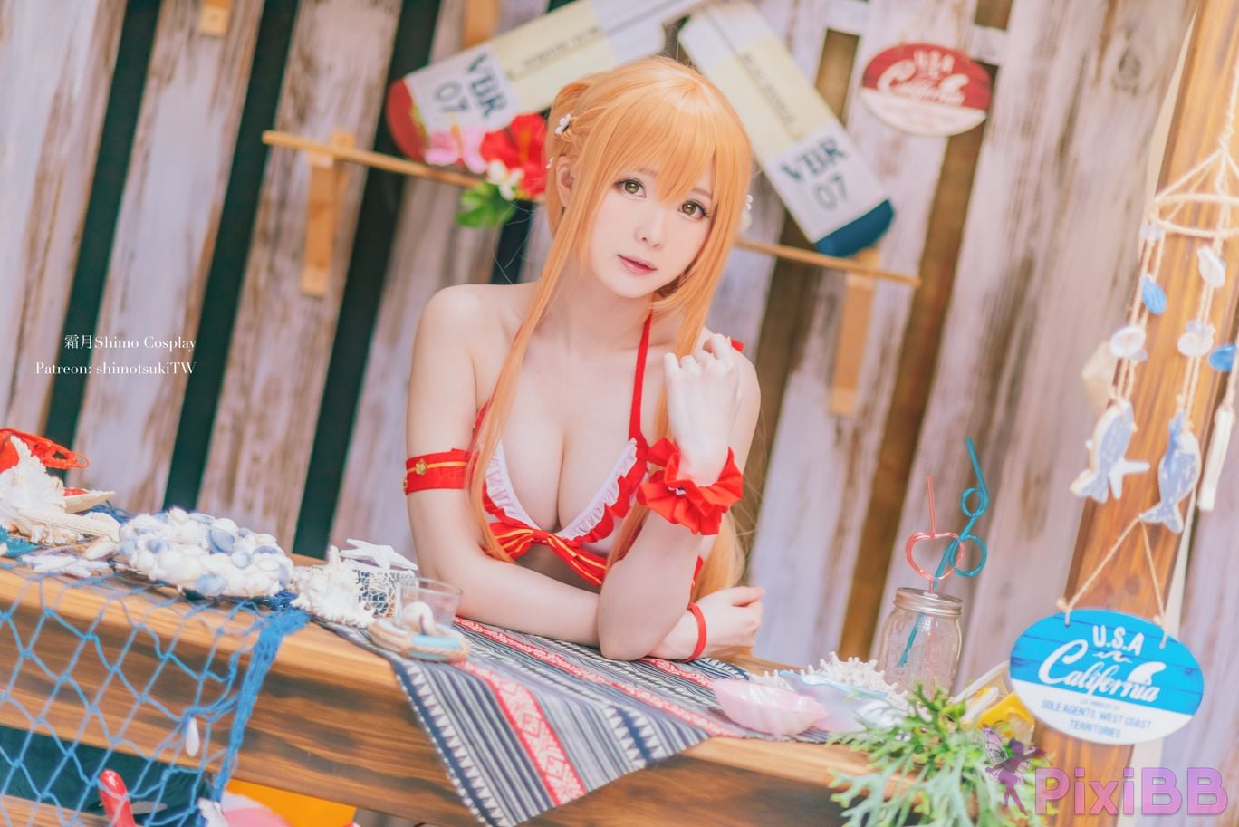 Shimo Asuna Swimsuit PixiBB.COM 5