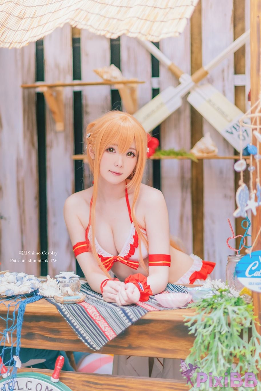 Shimo Asuna Swimsuit PixiBB.COM 6