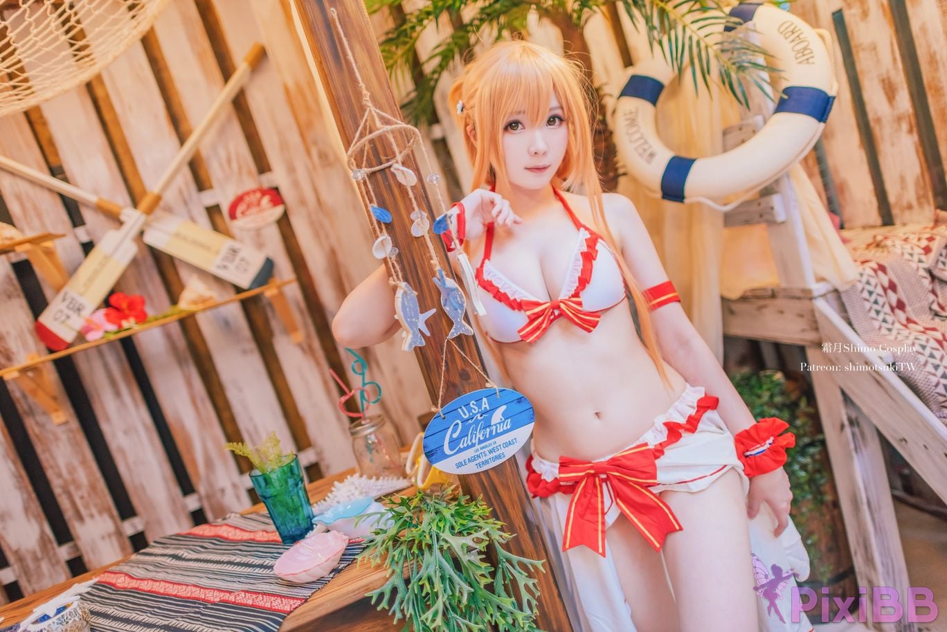 Shimo Asuna Swimsuit PixiBB.COM 7