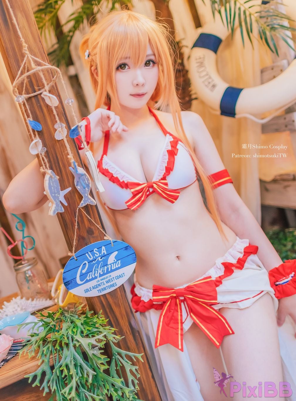 Shimo Asuna Swimsuit PixiBB.COM 8