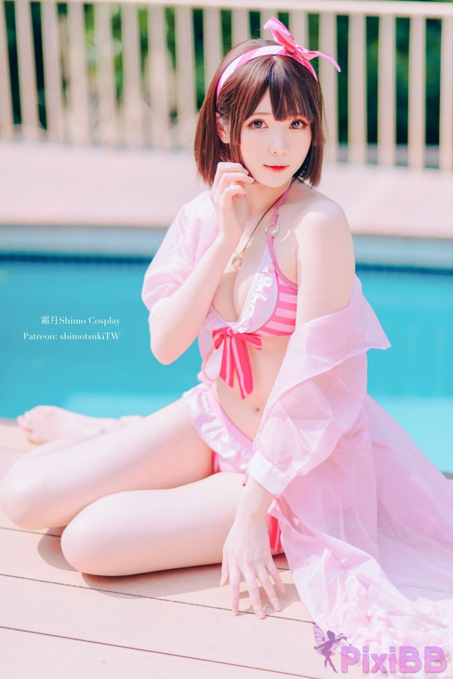 Shimo Megumi Kato Swimsuit PixiBB.COM