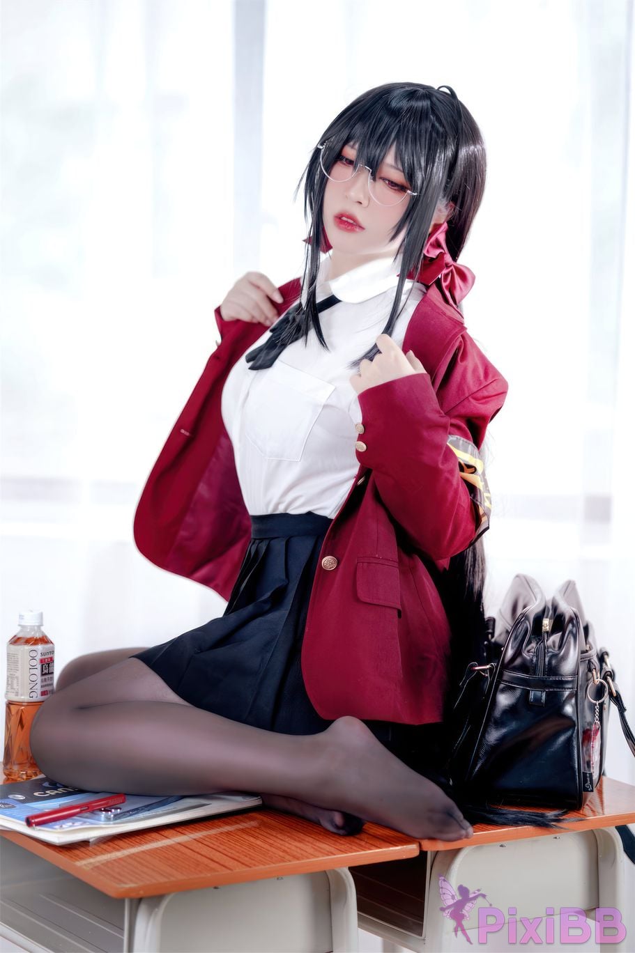 Banbanko 半半子 Taihou JK Uniform PixiBB.COM 1