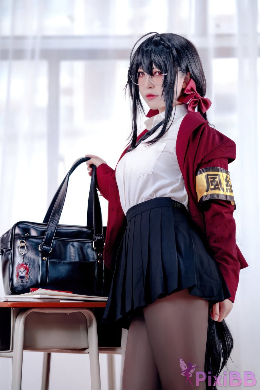 Banbanko 半半子 Taihou JK Uniform PixiBB.COM 10