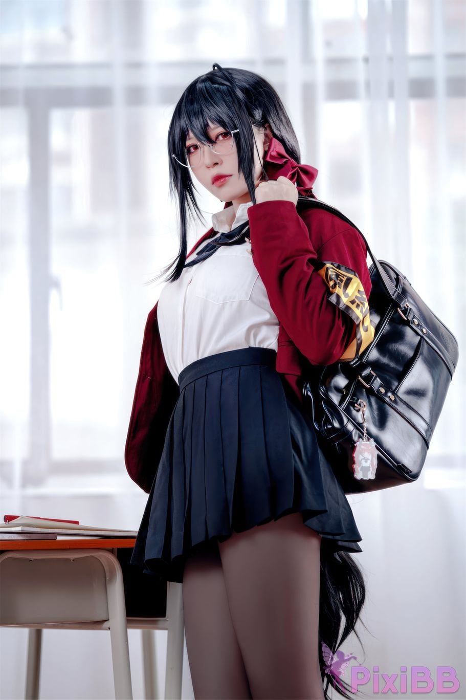 Banbanko 半半子 Taihou JK Uniform PixiBB.COM 12