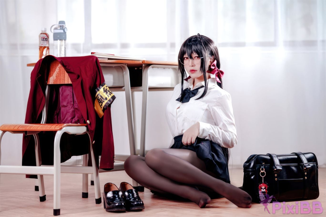 Banbanko 半半子 Taihou JK Uniform PixiBB.COM 15