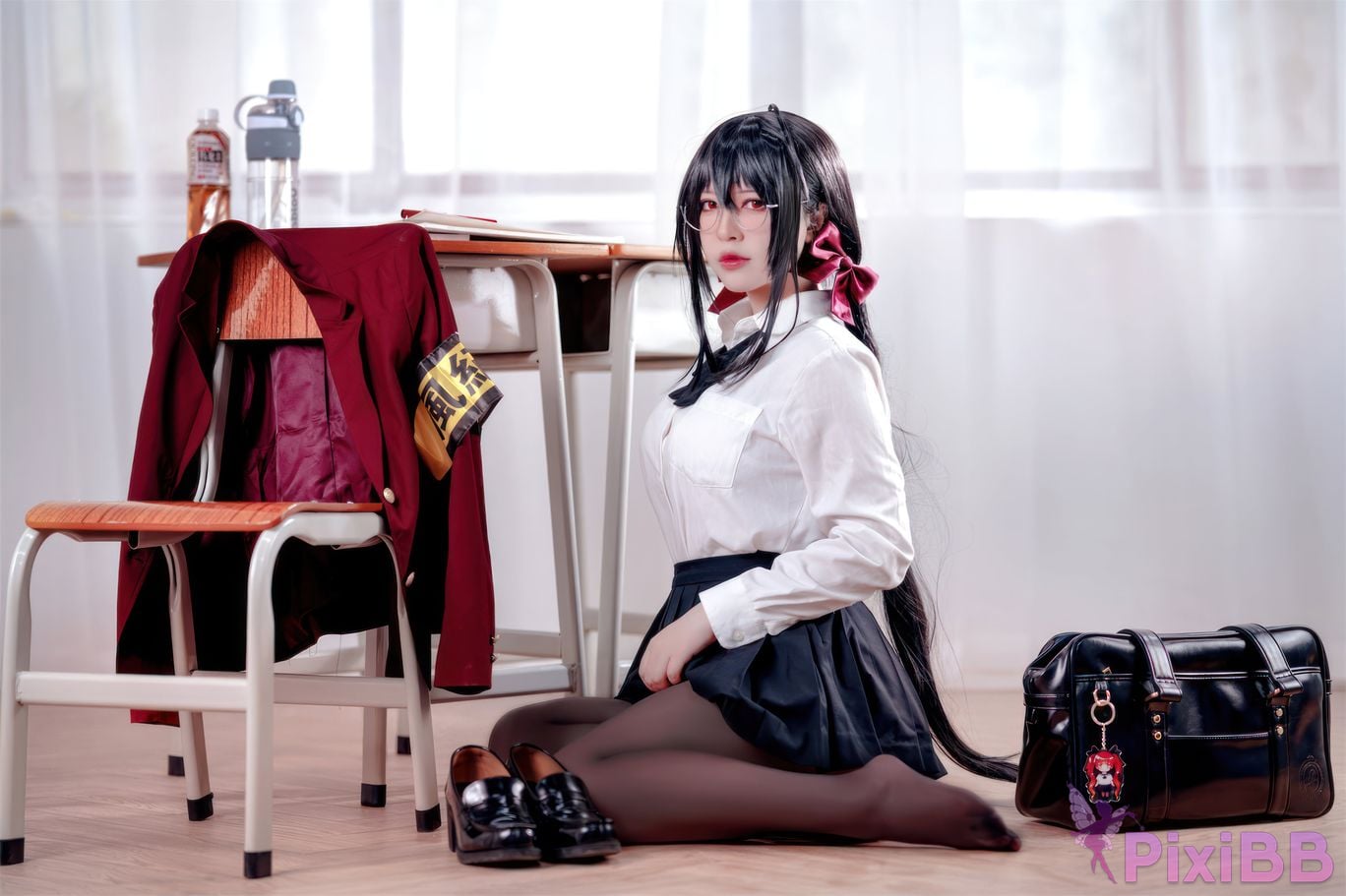 Banbanko 半半子 Taihou JK Uniform PixiBB.COM 16