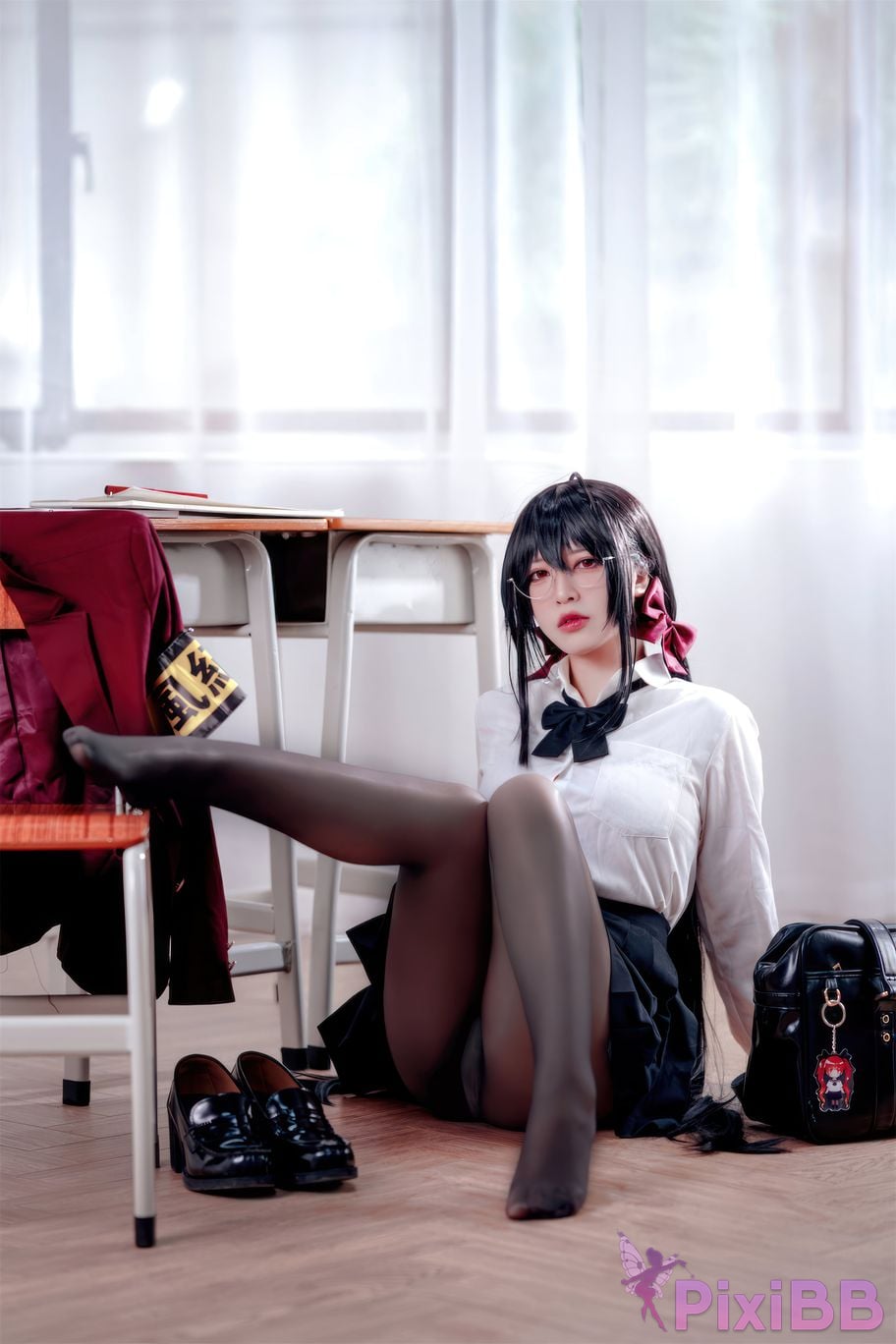 Banbanko 半半子 Taihou JK Uniform PixiBB.COM 19