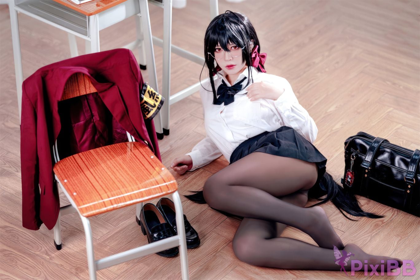Banbanko 半半子 Taihou JK Uniform PixiBB.COM 21