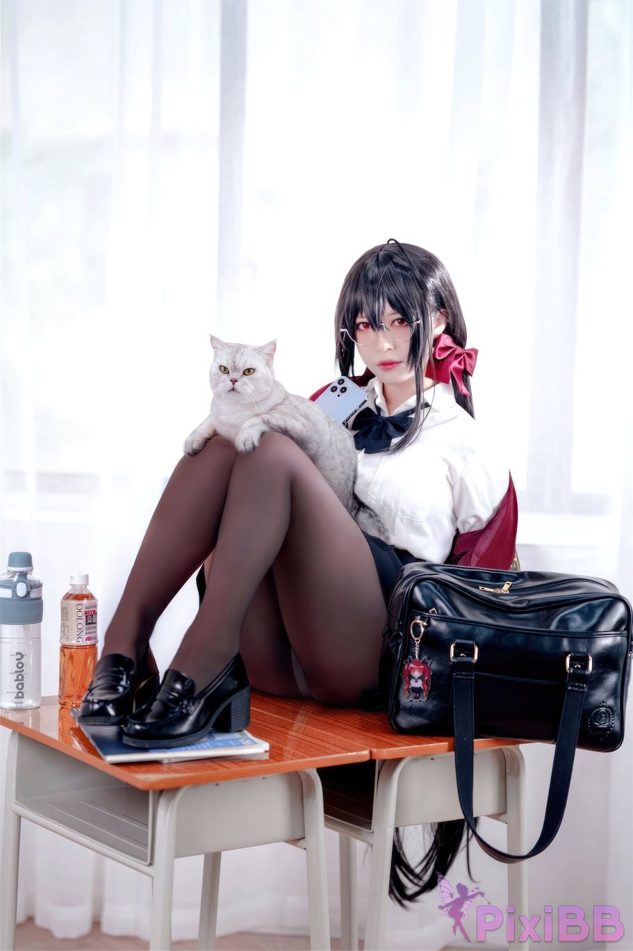 Banbanko 半半子 Taihou JK Uniform PixiBB.COM 22