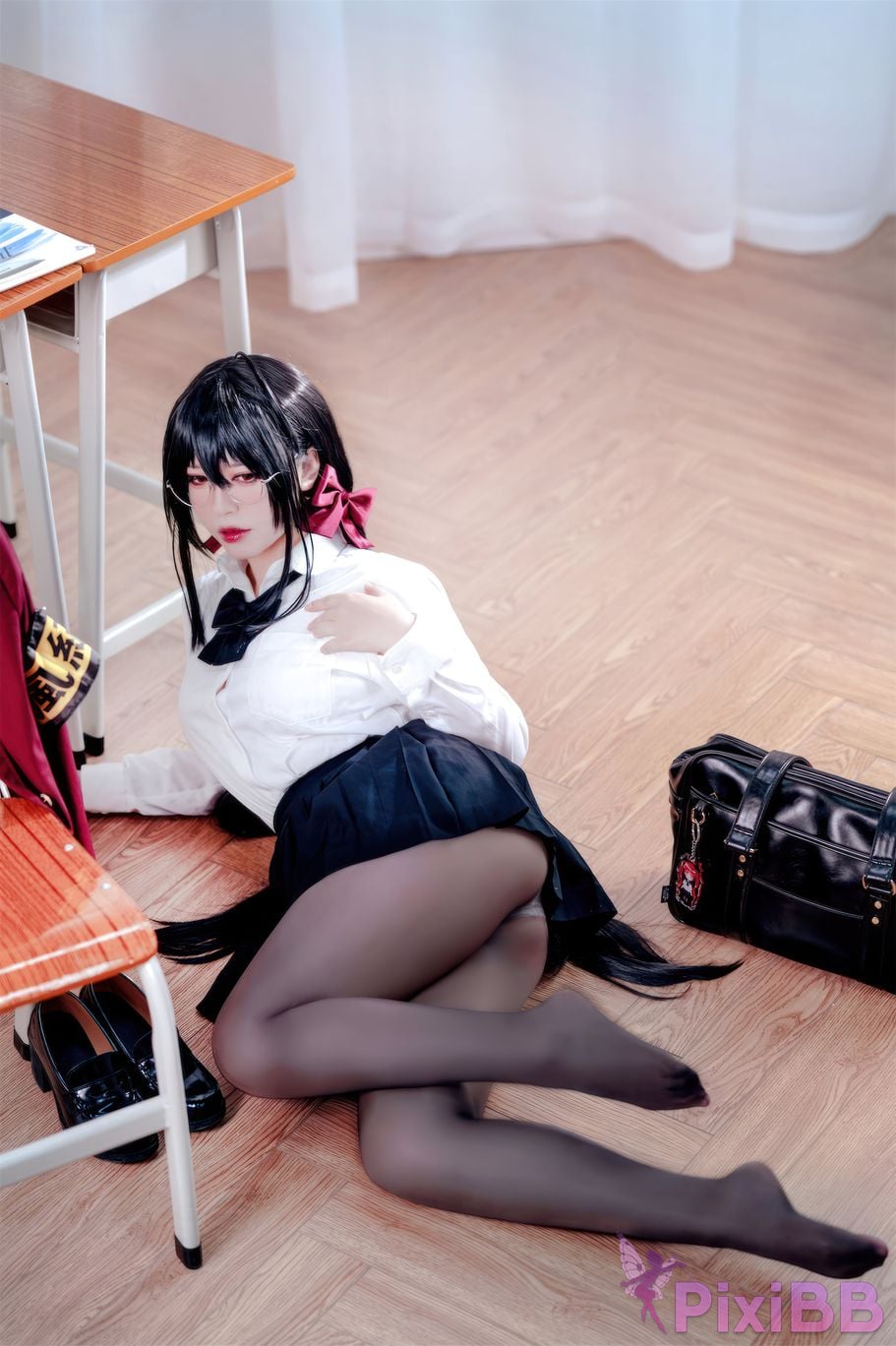 Banbanko 半半子 Taihou JK Uniform PixiBB.COM 23