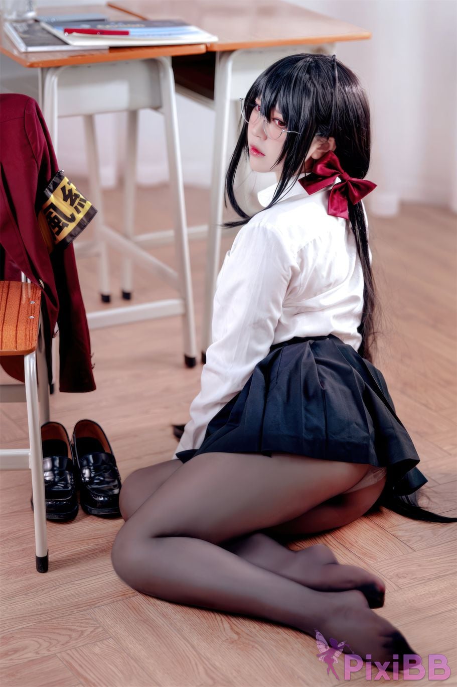 Banbanko 半半子 Taihou JK Uniform PixiBB.COM 25