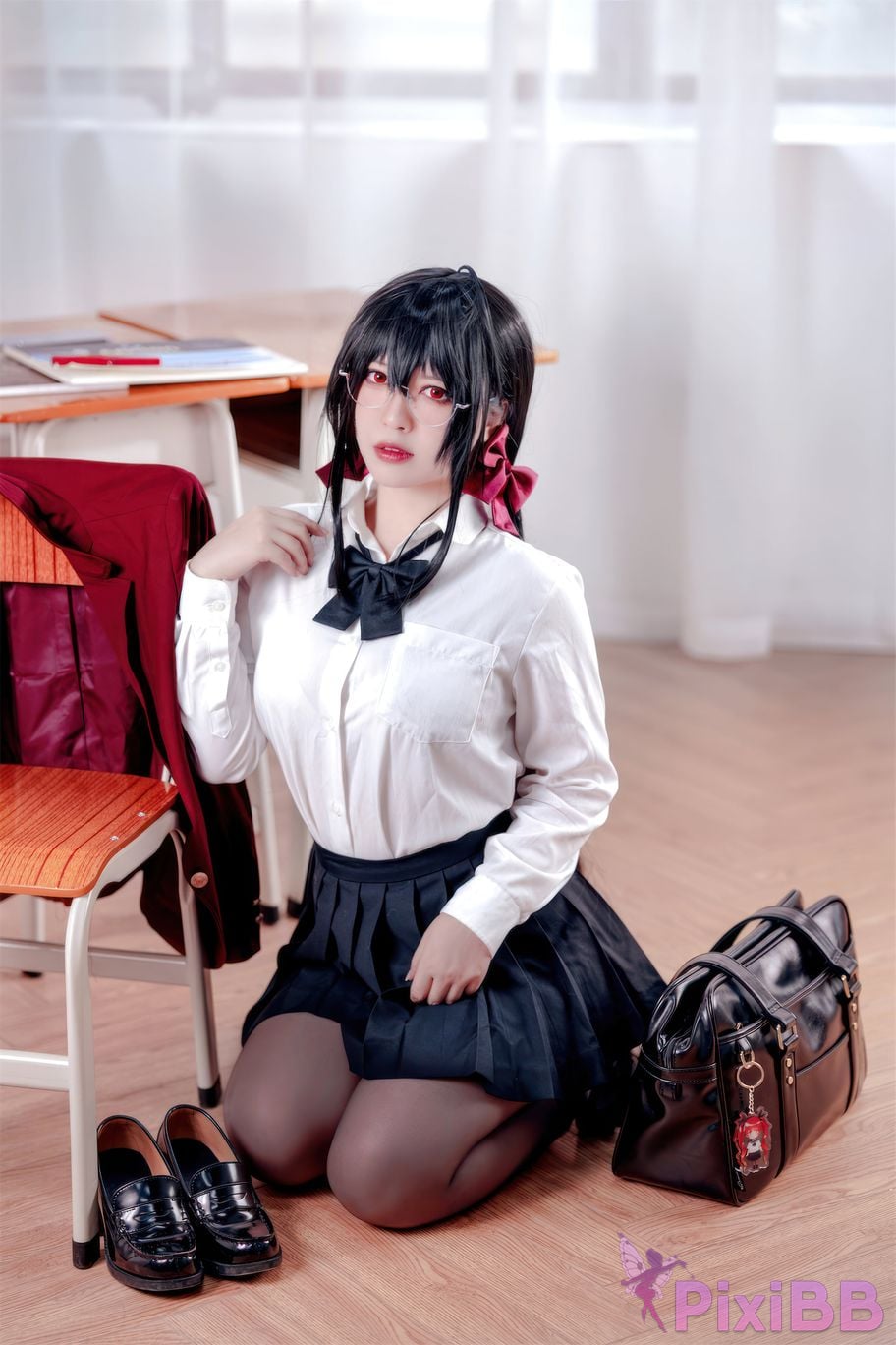 Banbanko 半半子 Taihou JK Uniform PixiBB.COM 29