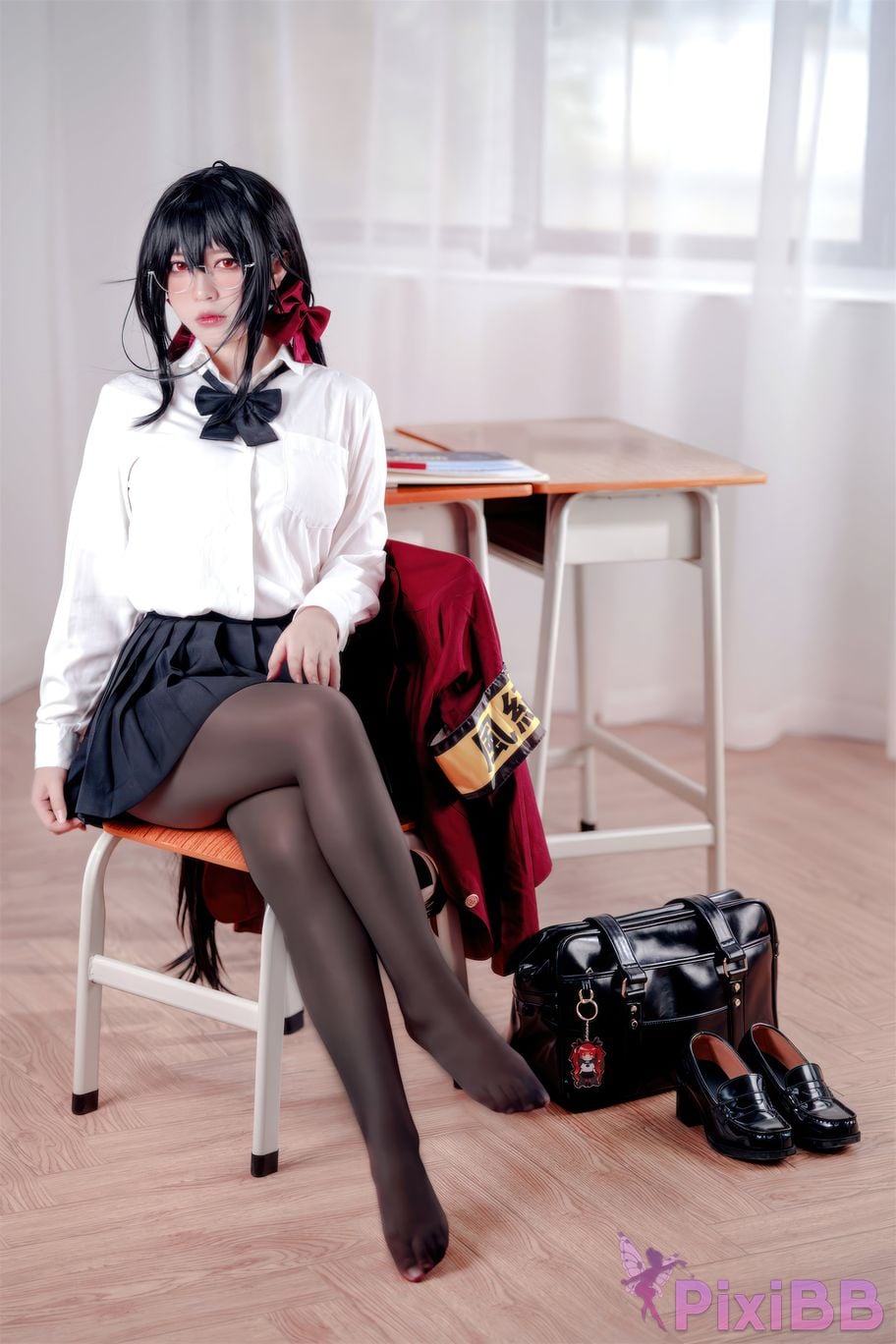 Banbanko 半半子 Taihou JK Uniform PixiBB.COM 31