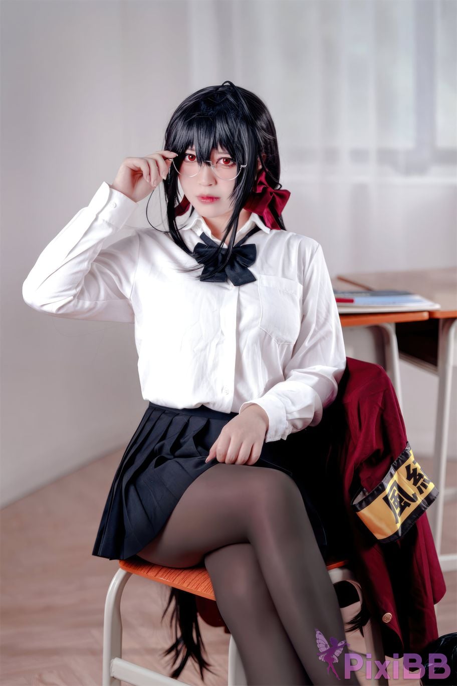 Banbanko 半半子 Taihou JK Uniform PixiBB.COM 32